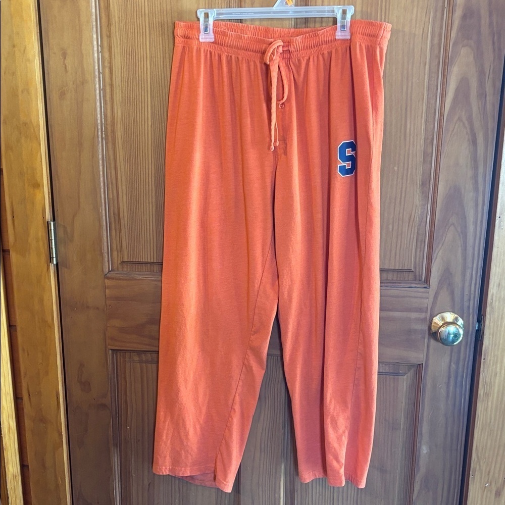 Syracuse Orange Lounge Pants with Blue Lettering
